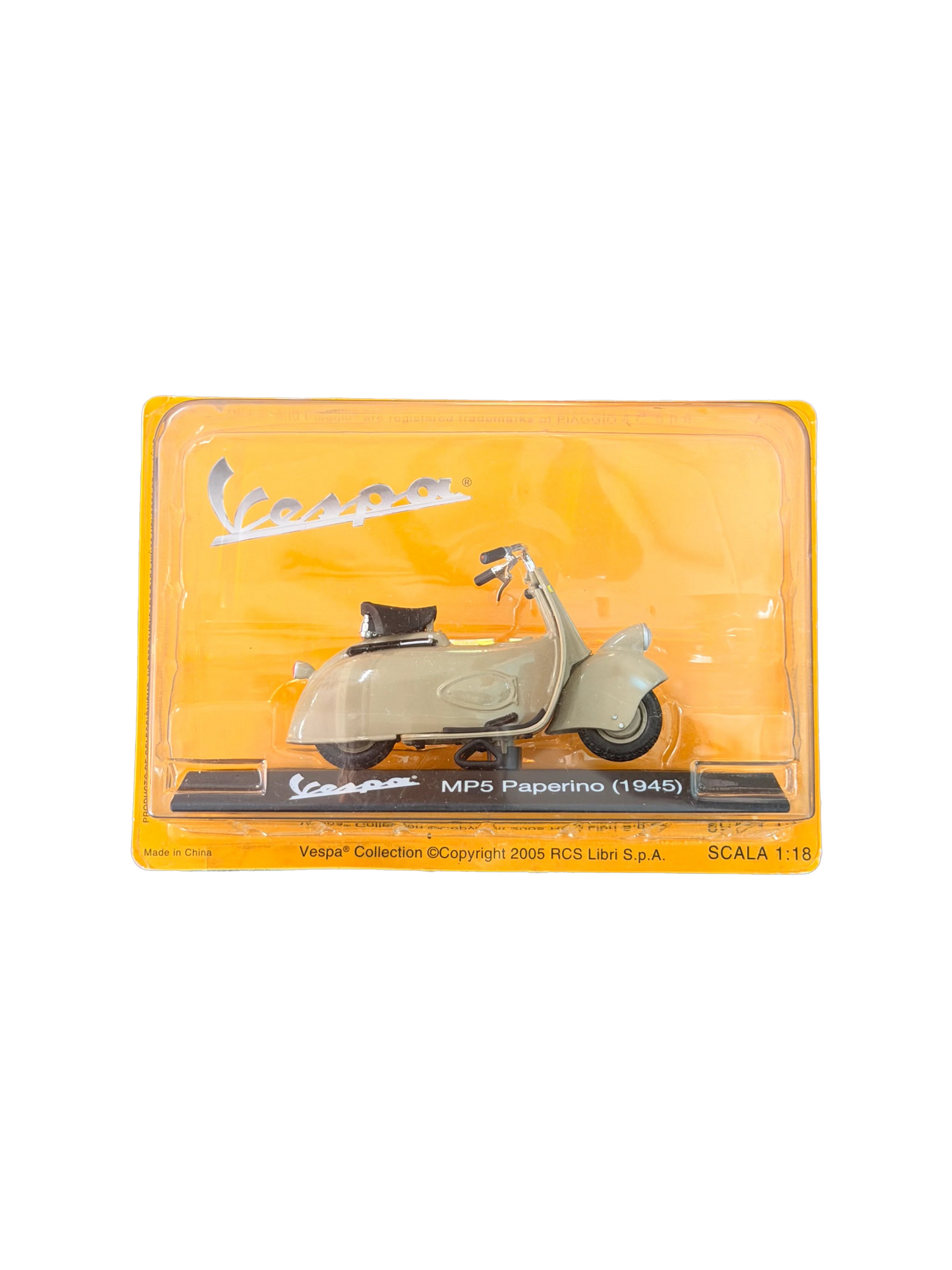 Modellino Vespa MP5 Paperino 1945