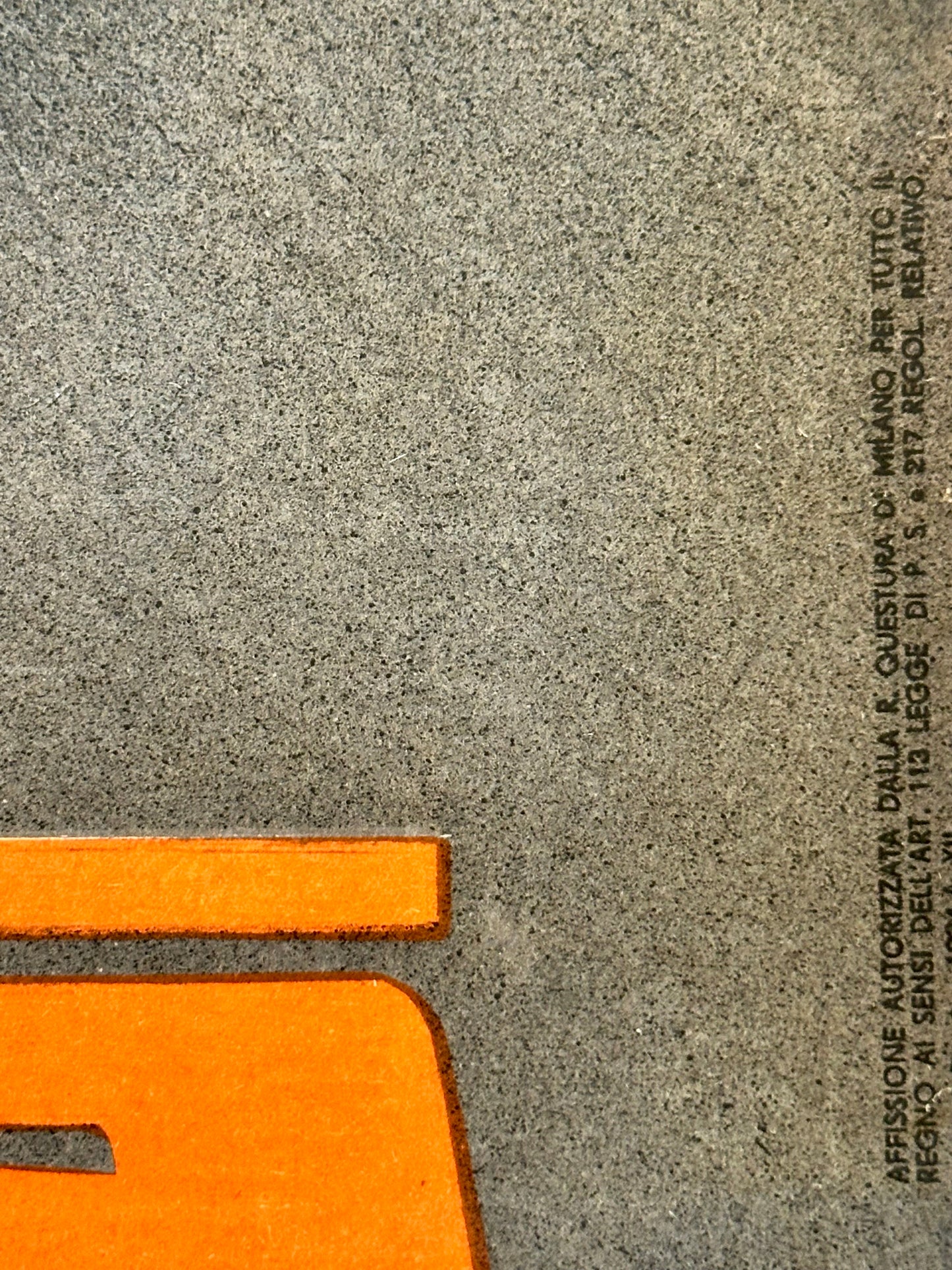Manifesto pubblicitario originale - Colomba Motta Milano