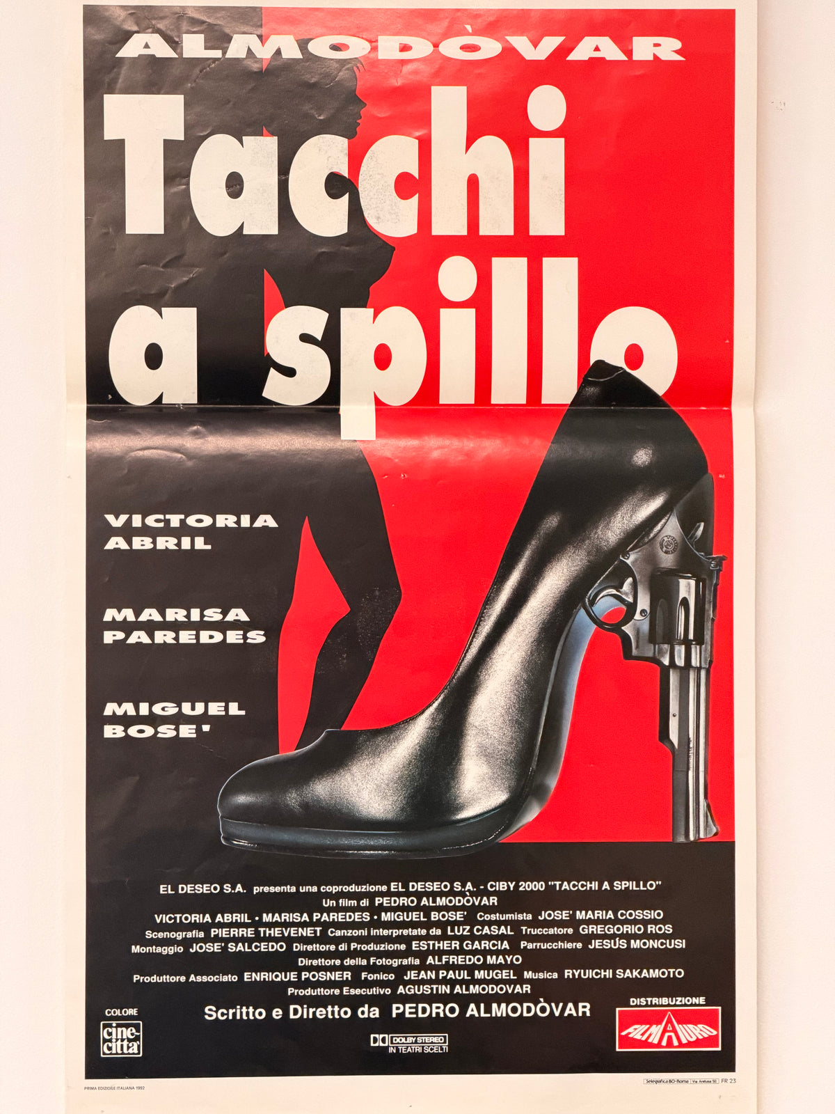 Locandina di cinema - Tacchi a spillo - Almodovar