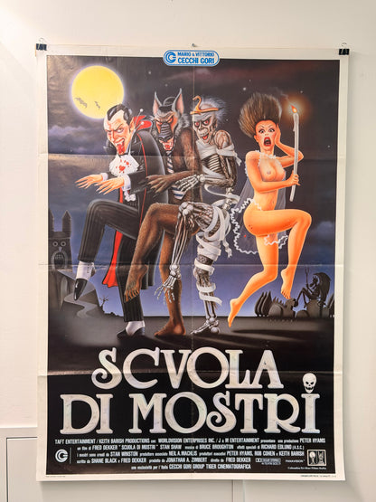 Manifesto di cinema- Scuola di Mostri