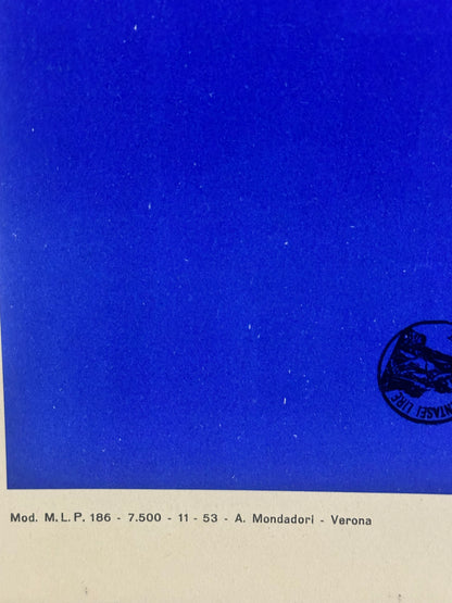 Manifesto pubblicitario originale - Calinda Miralanza