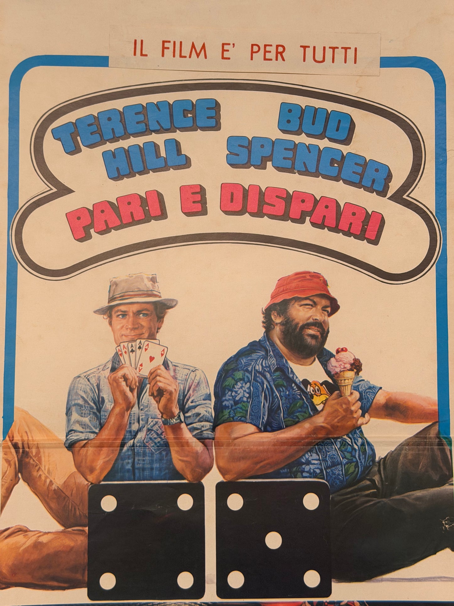 Locandina di cinema - Pari e Dispari - Terence Hill - Bud Spencer
