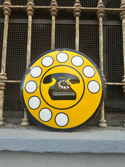Insegna smaltata - Telefonica