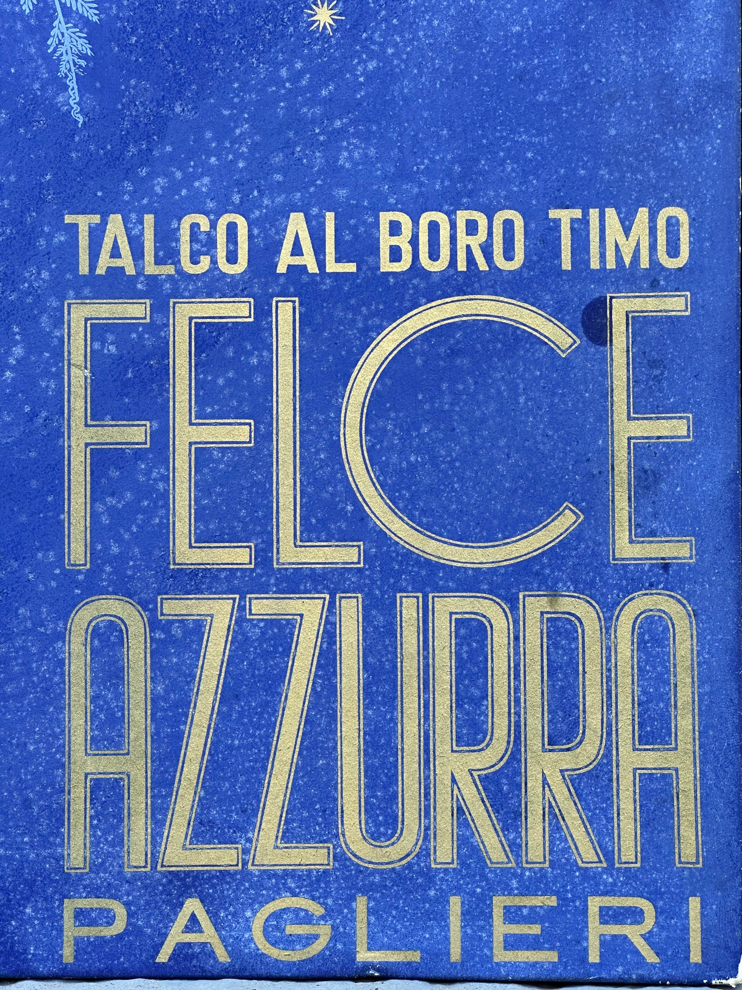 Cartonato pubblicitario - Felce azzurra