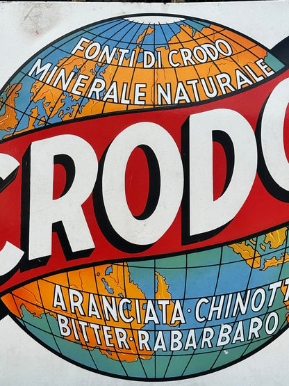 Insegna smaltata CRODO