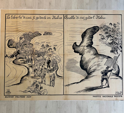 Manifesto politico originale - Partito Nazionale Fascista