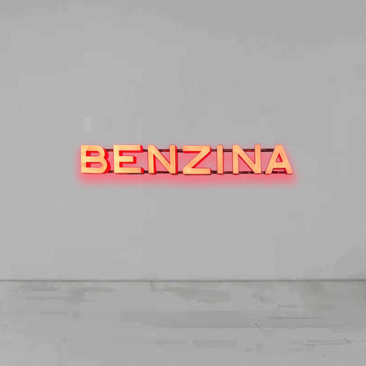Insegna luminosa Benzina