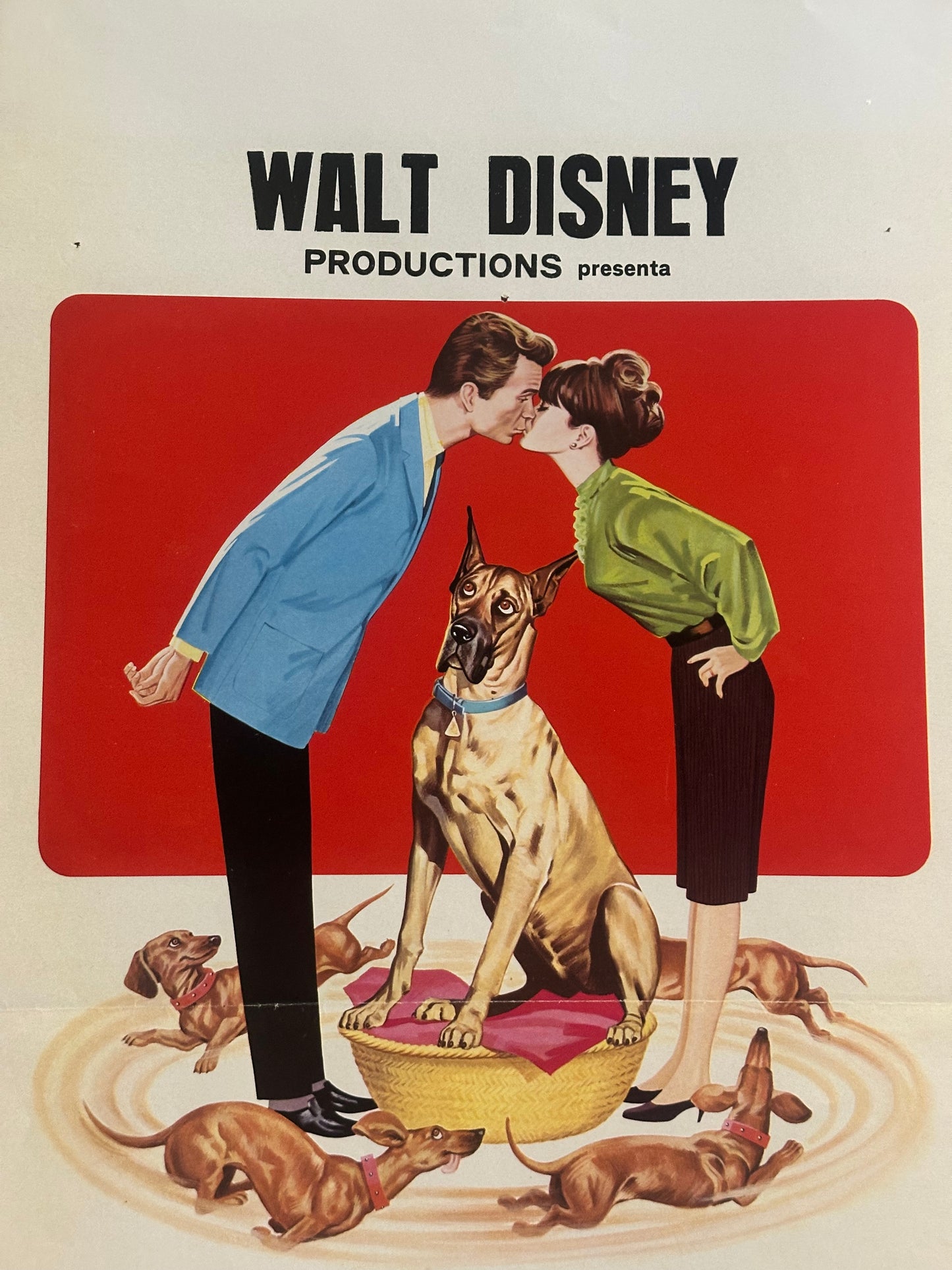 Locandina di cinema - 4 bassotti per 1 danese