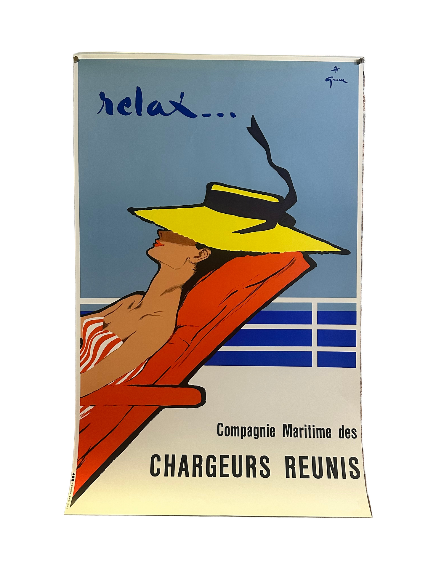 Manifesto pubblicitario originale - Relax