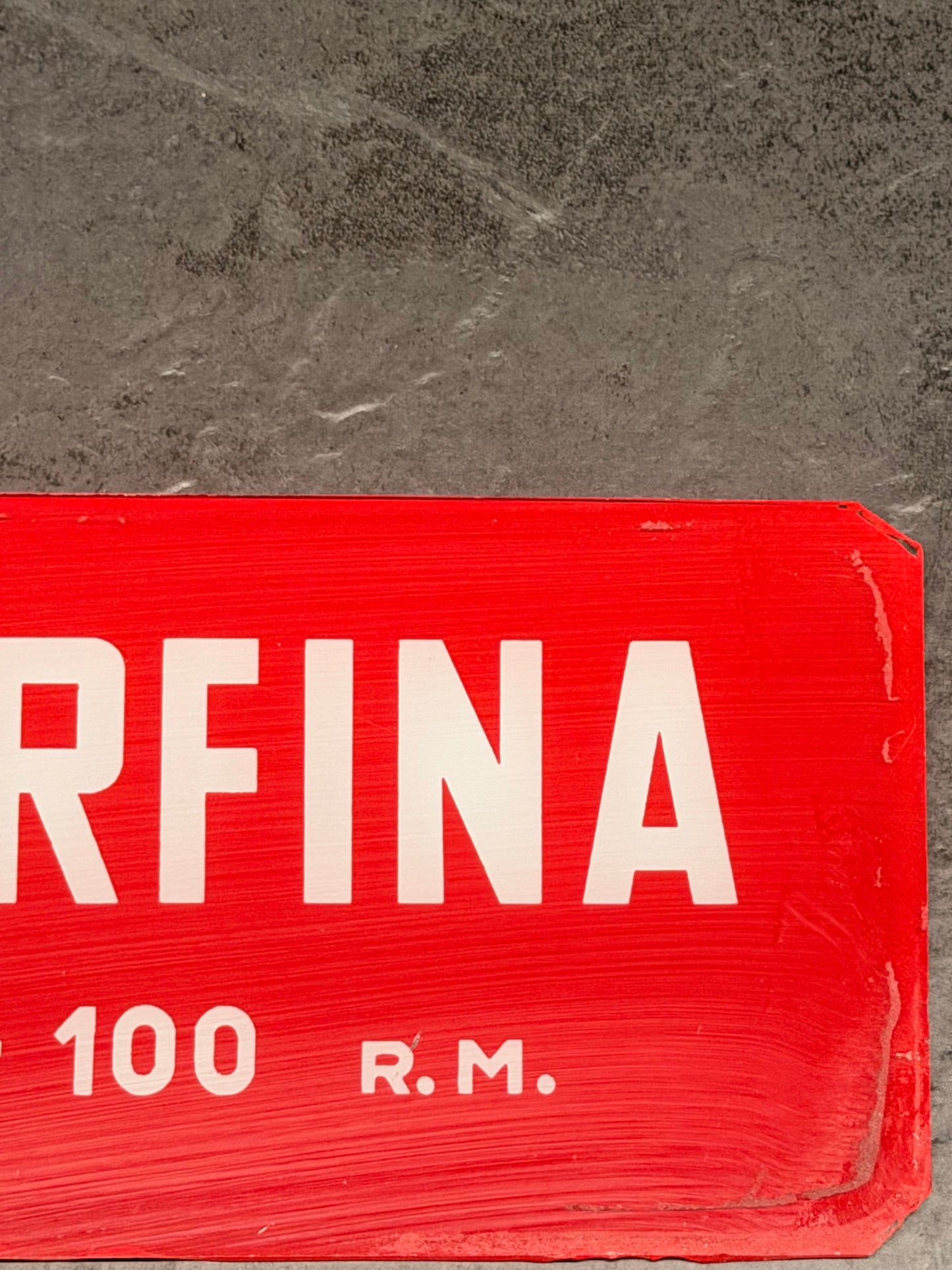 Vetrofania originale Benzina Superfina