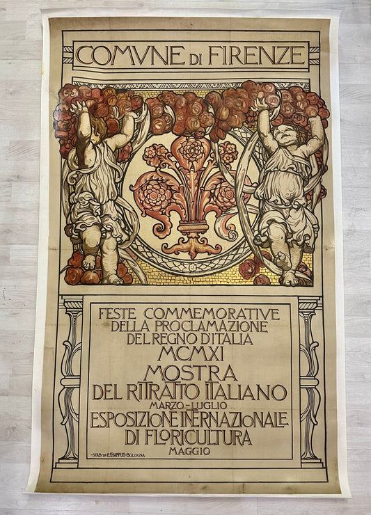 Manifesto pubblicitario originale -  Firenze