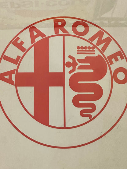 Manifesto pubblicitario originale - Alfa Romeo