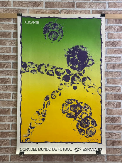 Manifesto pubblicitario originale - Mondiale Spagna 82