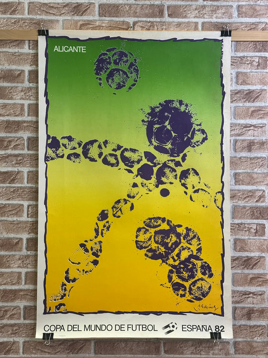 Manifesto pubblicitario originale - Mondiale Spagna 82