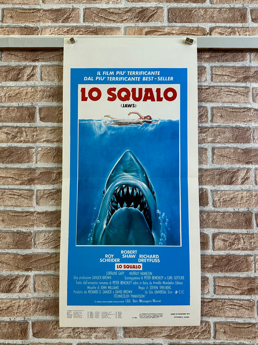 Locandina originale di cinema - Lo squalo