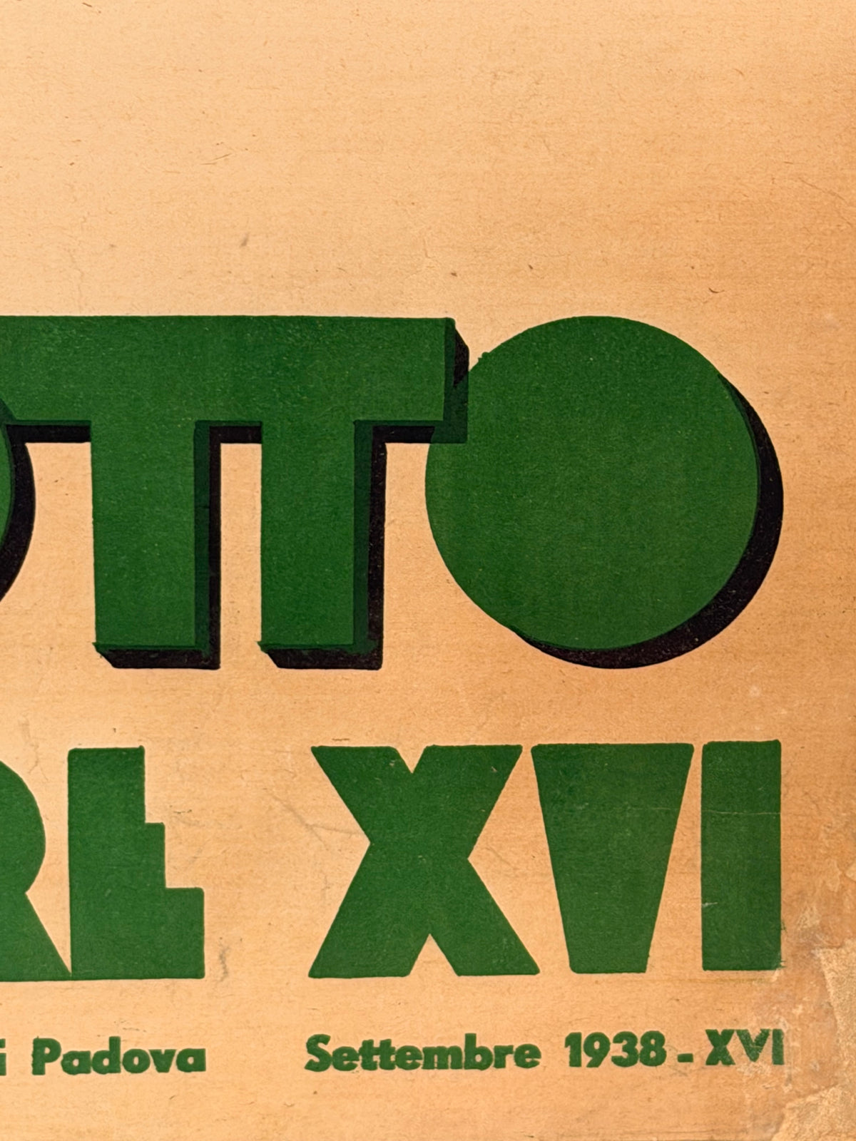 Manifesto pubblicitario originale - Ippodromo Fondazione Breda Ponte di Brenta - Padova