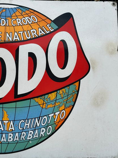 Insegna smaltata CRODO