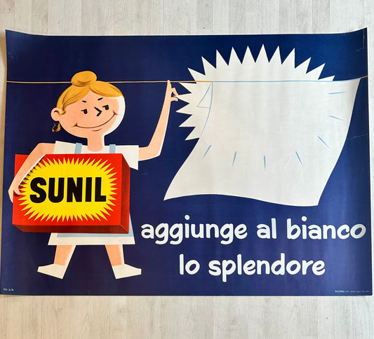 Manifesto originale pubblicitario - Sunil
