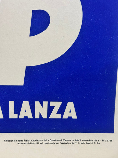 Manifesto pubblicitario originale - KOP Miralanza