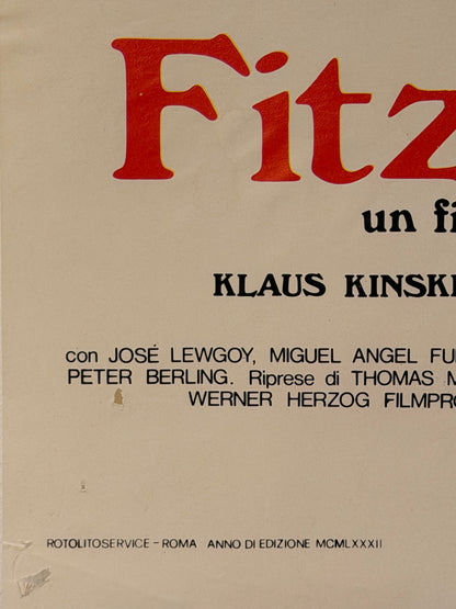 Locandina di cinema - Fitzcarraldo