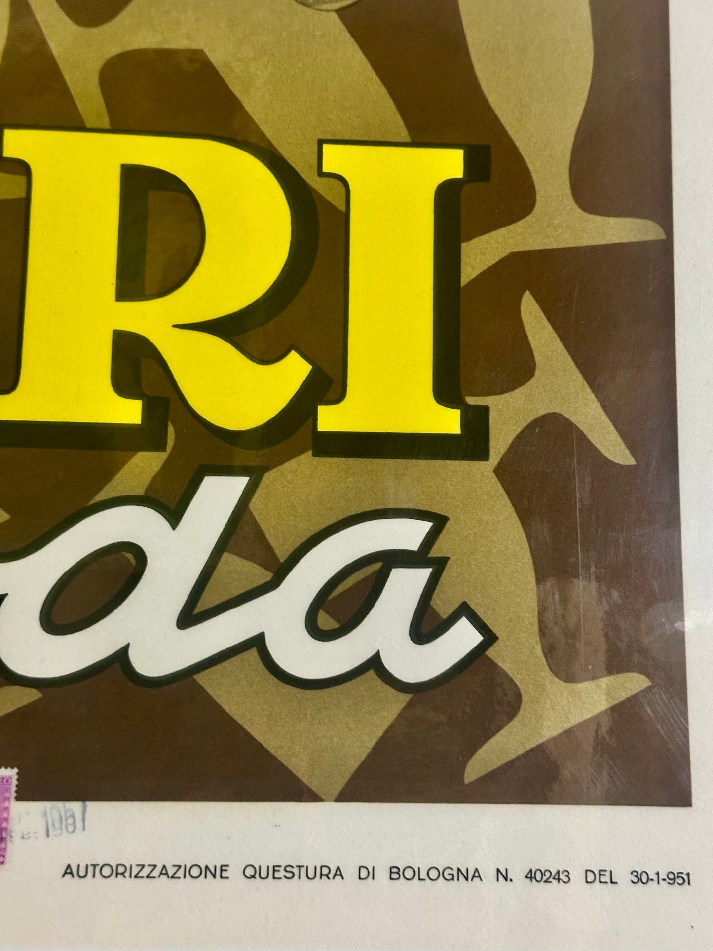 Manifesto originale pubblicitario - Campari Soda