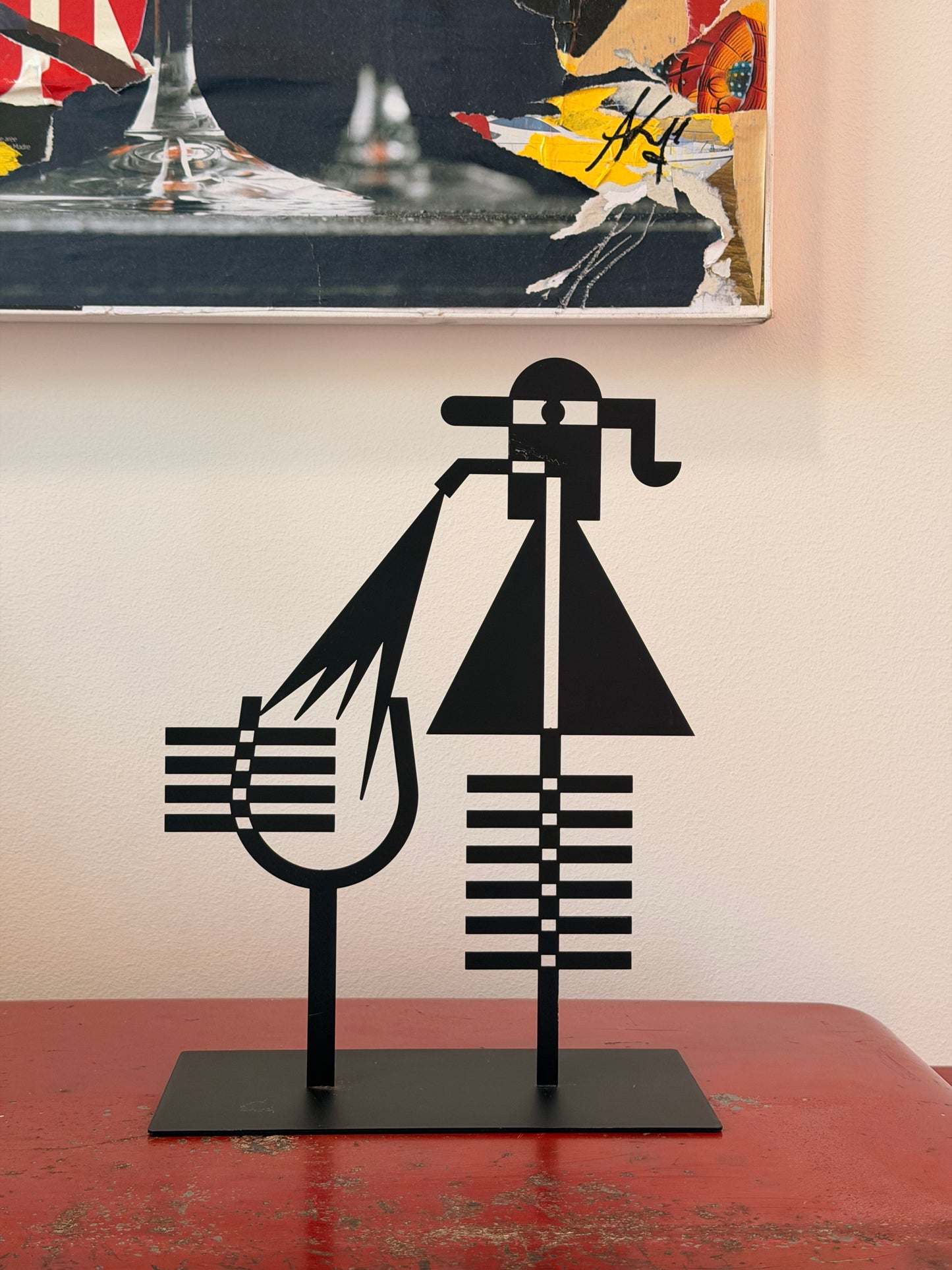 Statua in ferro decorativa - Fortunato Depero