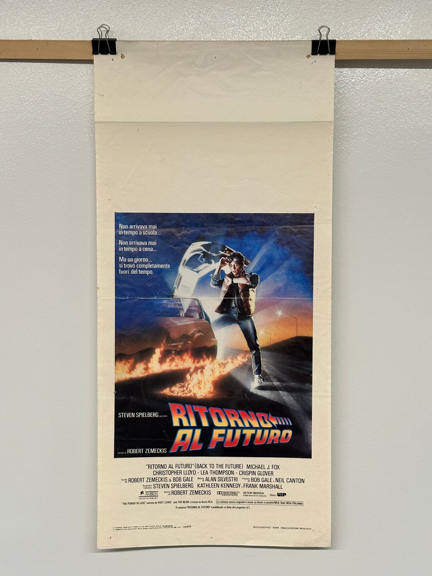 Locandina di cinema - Ritorno al Futuro