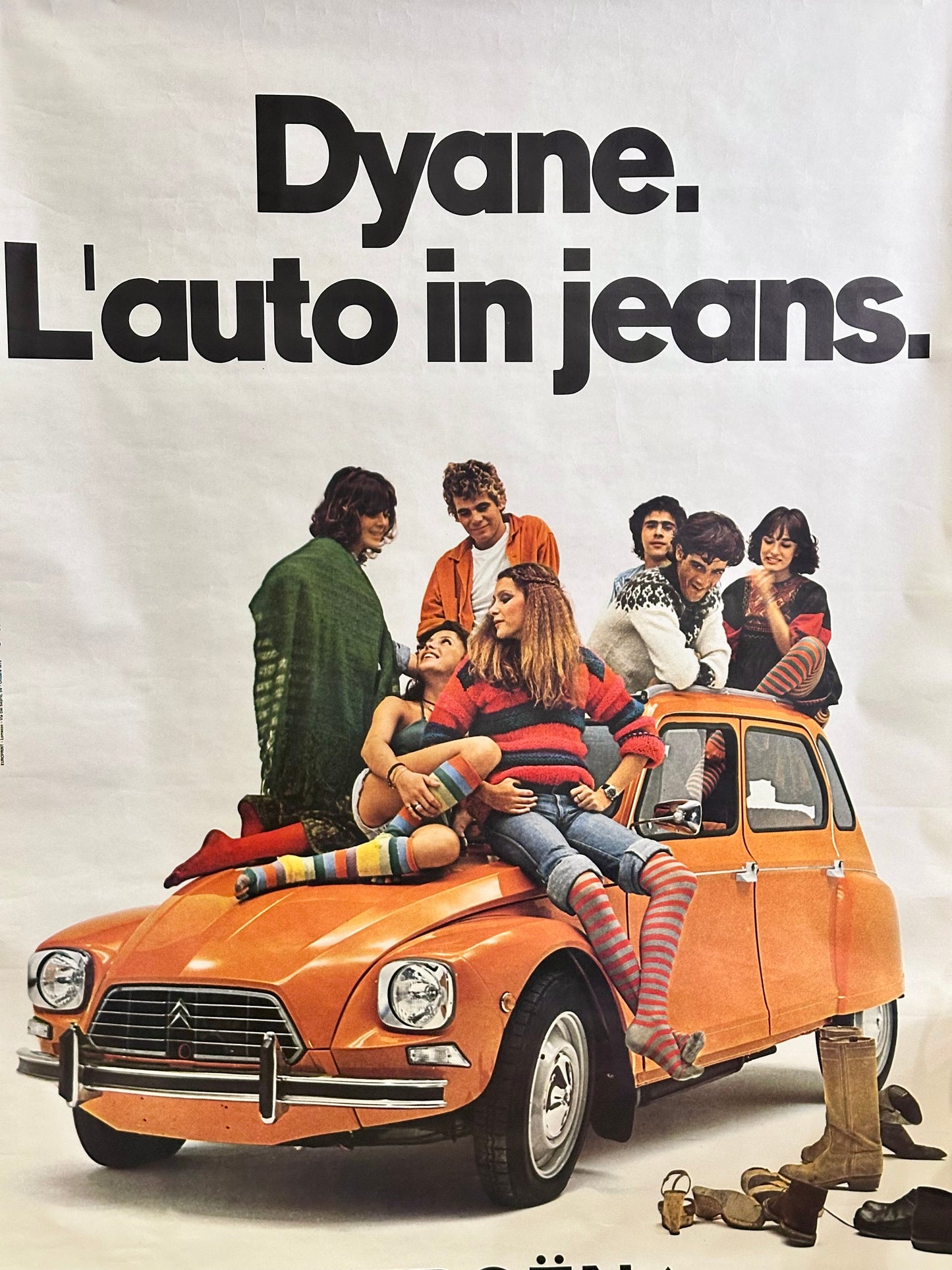 Manifesto pubblicitario originale - Citroën Dyane