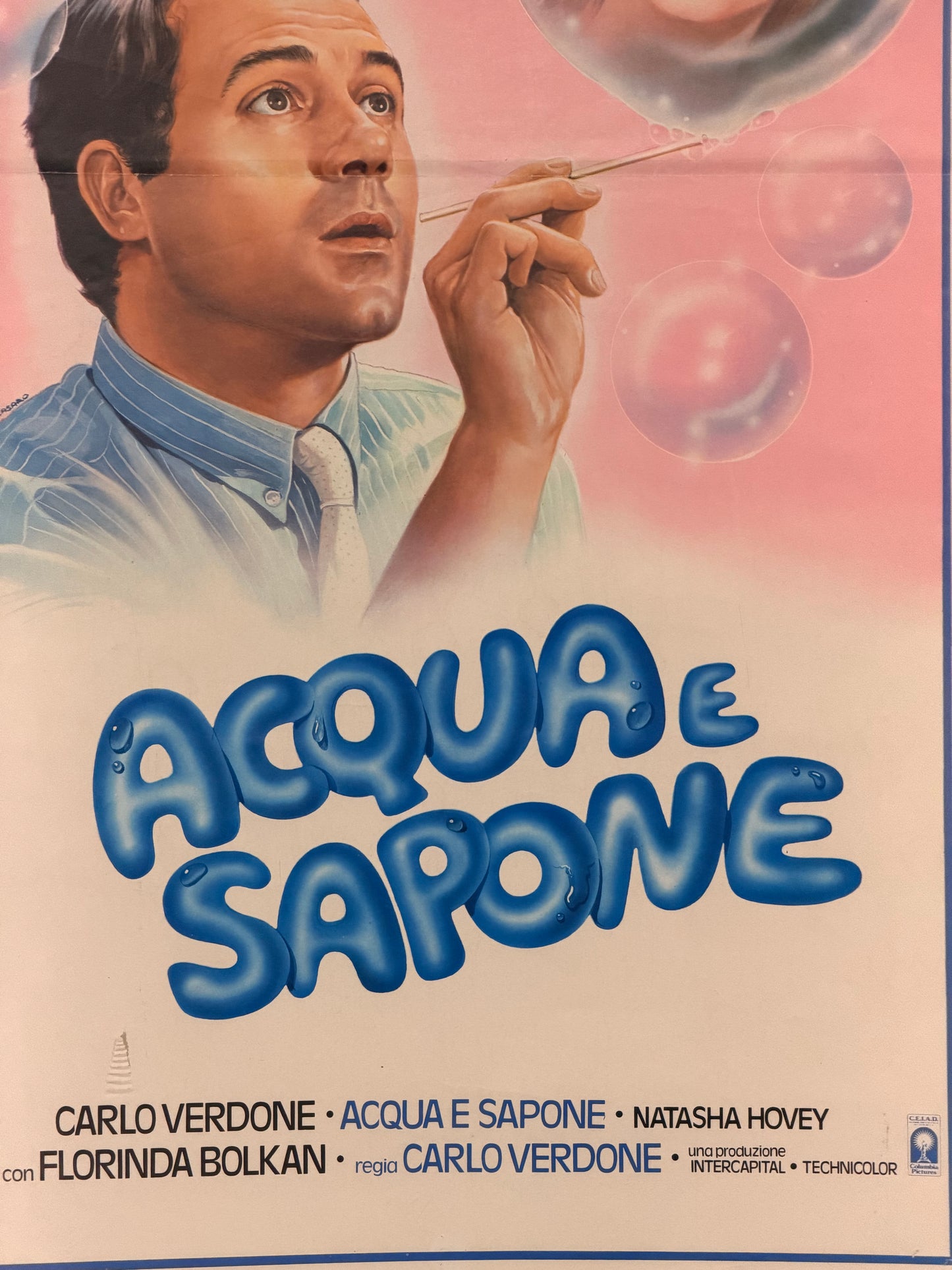 Locandina di cinema - Acqua e Sapone