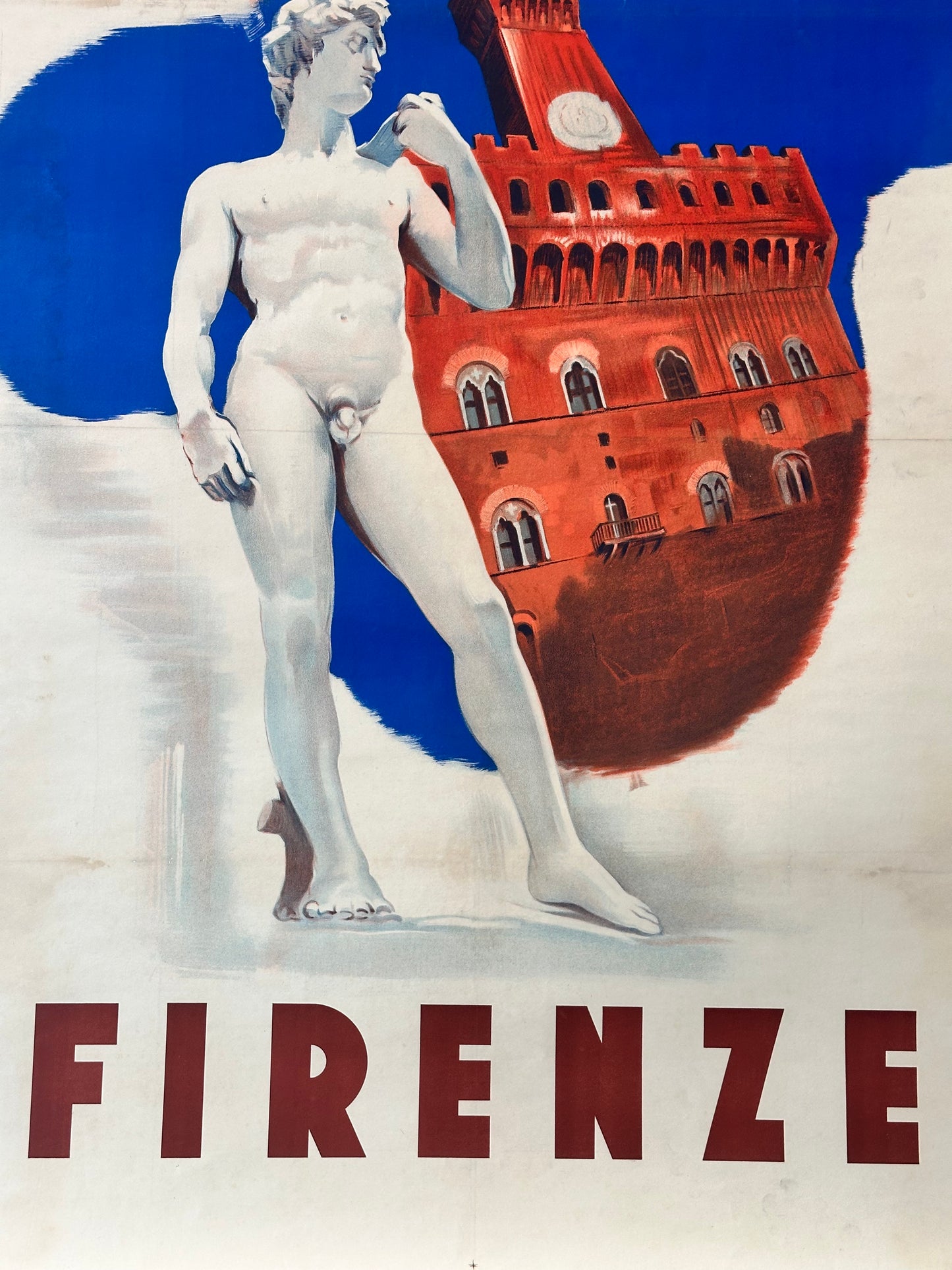 Manifesto pubblicitario originale - Firenze