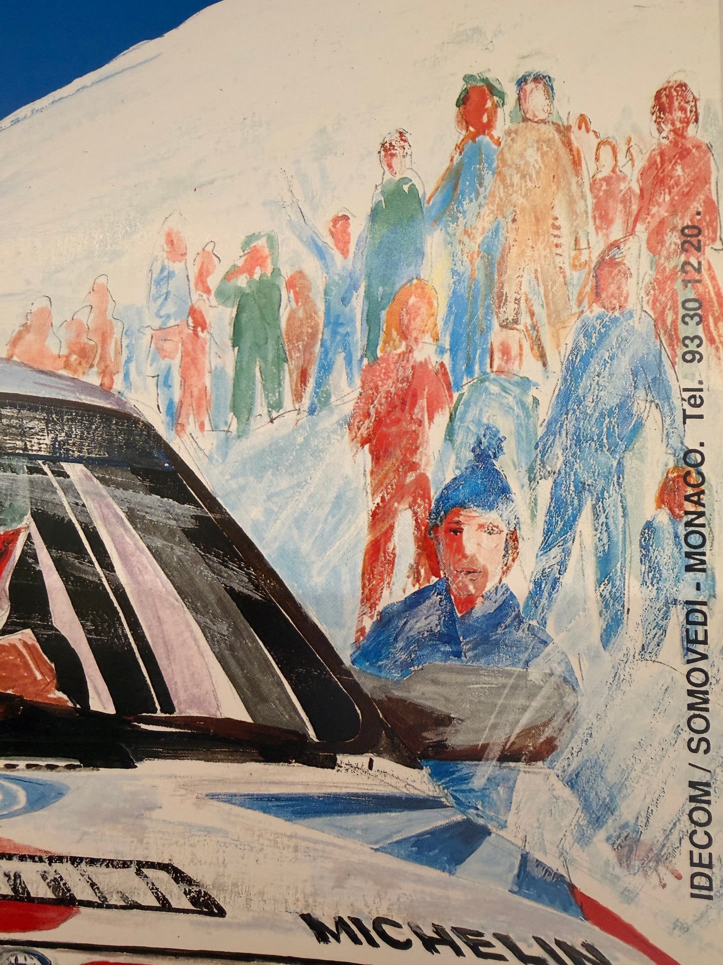 Manifesto pubblicitario - Rallye Monte Carlo 1988
