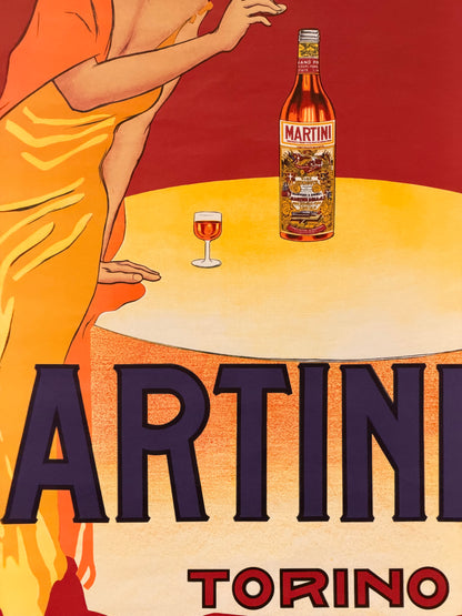 Manifesto originale pubblicitario - Martini e Rossi, Vermouth Torino
