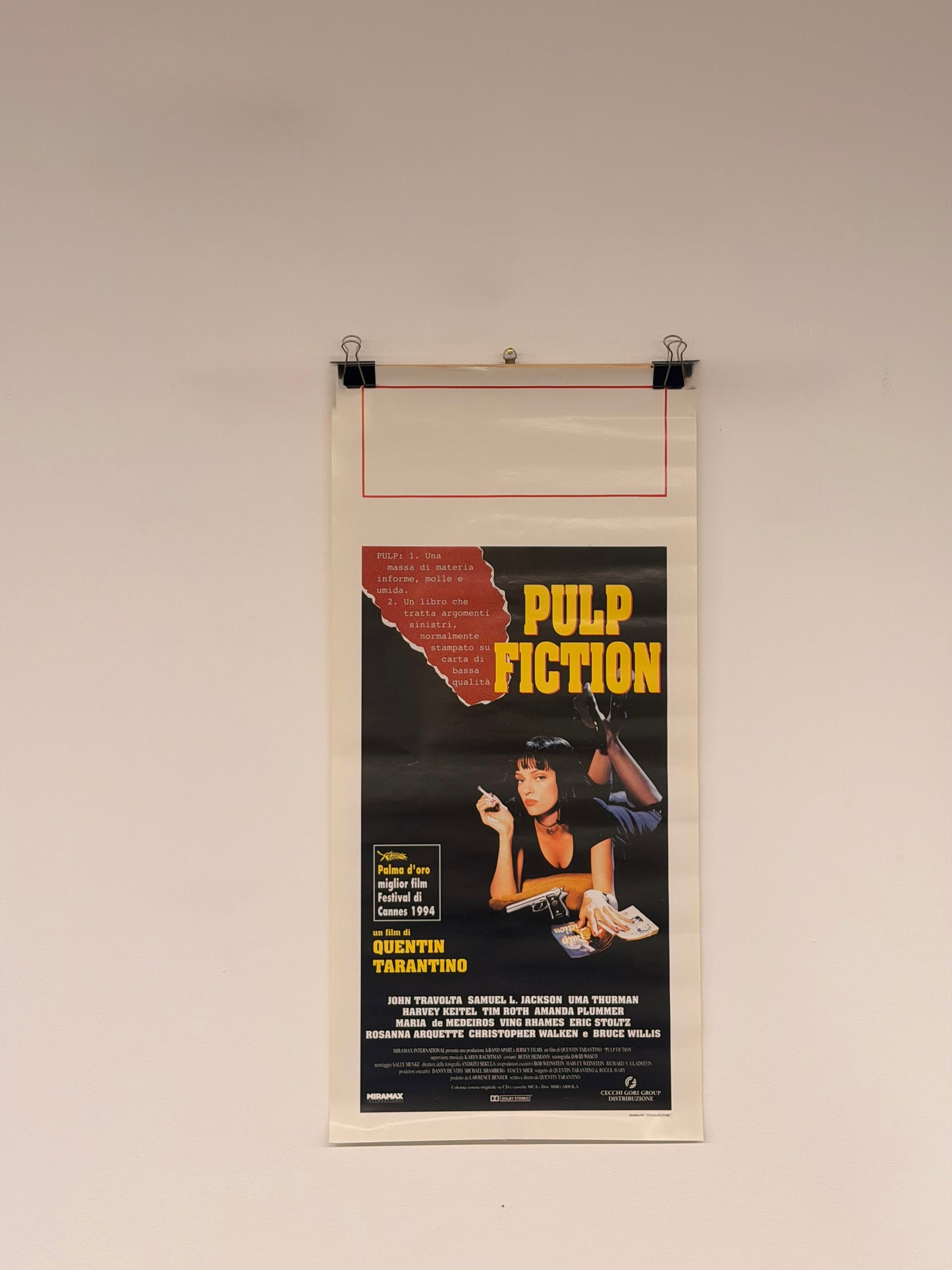 Locandina di cinema - Pulp Fiction