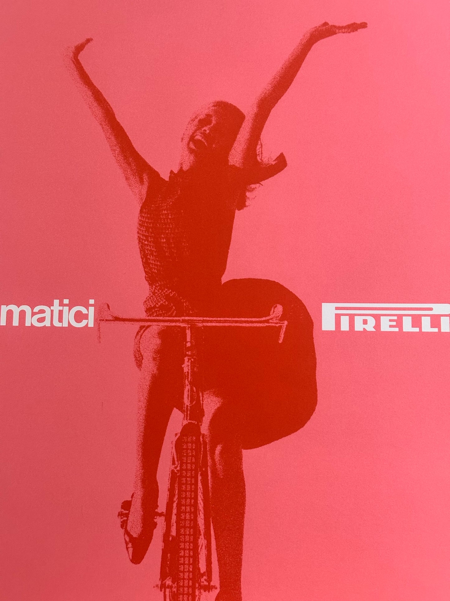 Manifesto pubblicitario originale - Pneumatici Pirelli