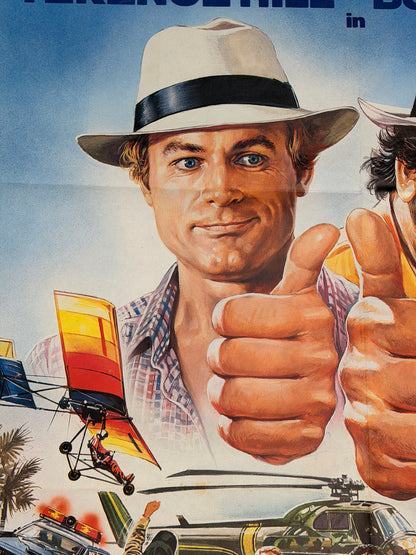 Manifesto di cinema - Non c'è due senza quattro - Bud Spencer e Terence Hill