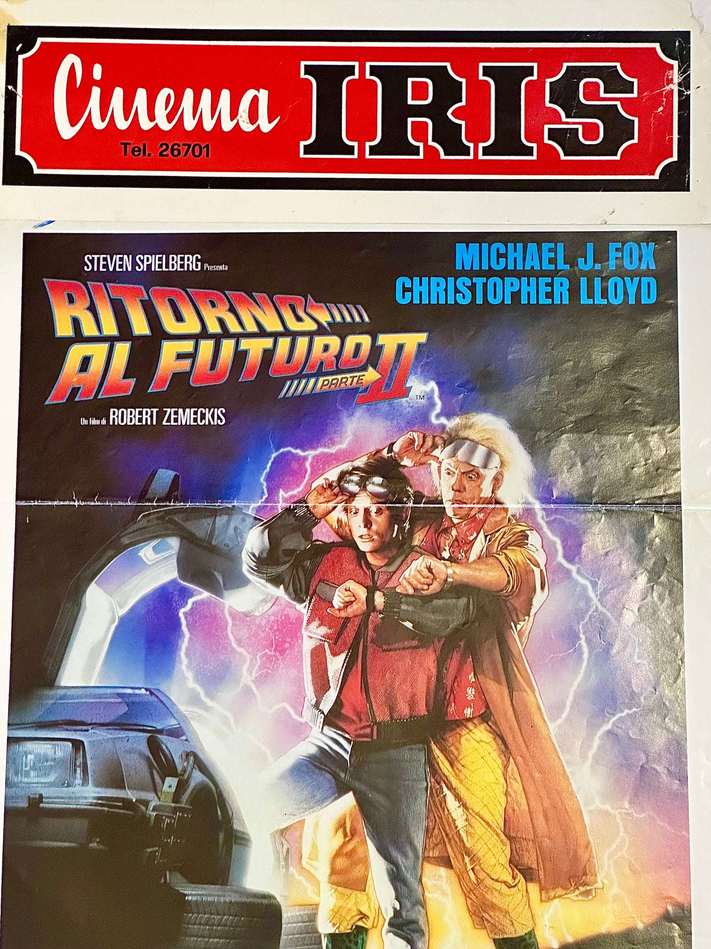 Locandina di cinema - Ritorno al Futuro II