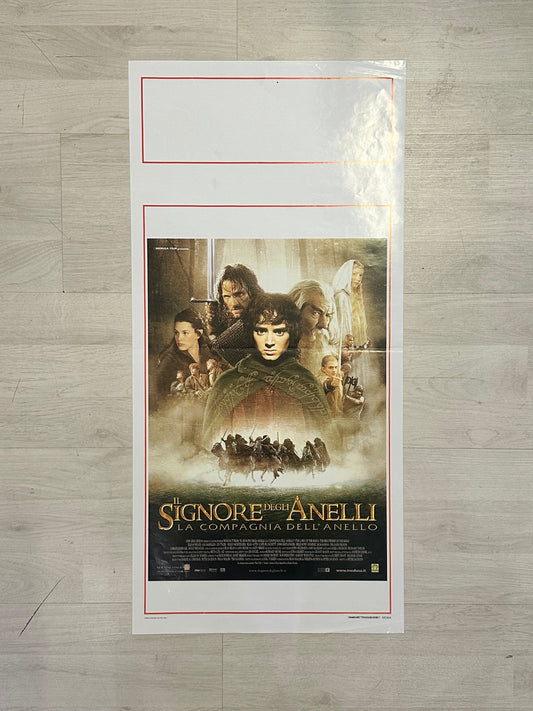 Locandina originale di cinema - Il signore degli anelli - La compagnia dell'anello