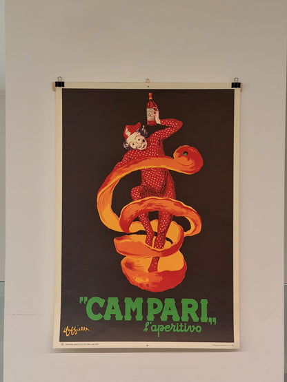Manifesto decorativo pubblicitario - Campari l'aperitivo - Spiritello