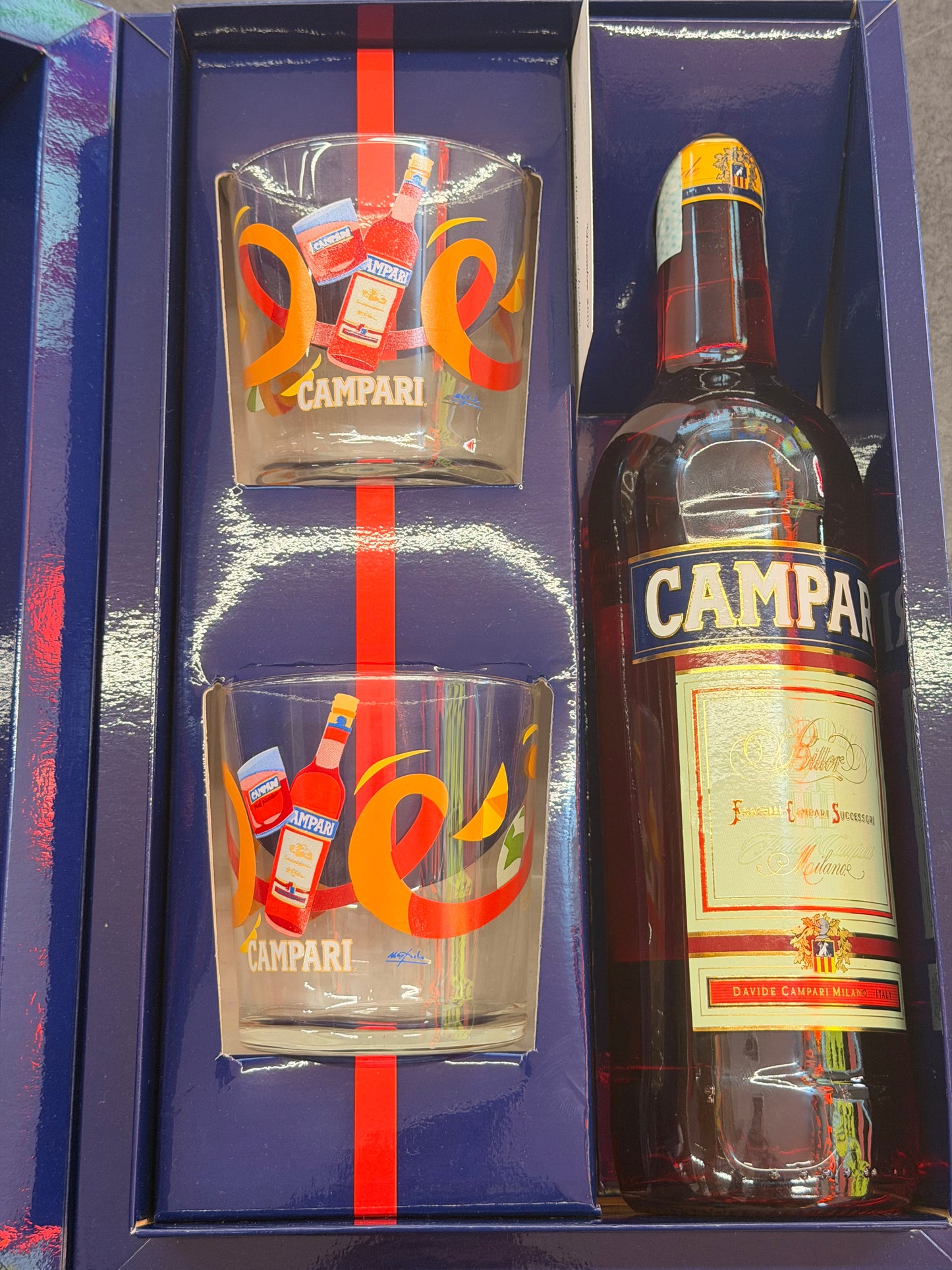 Set commemorativo Campari - Ugo Nespolo