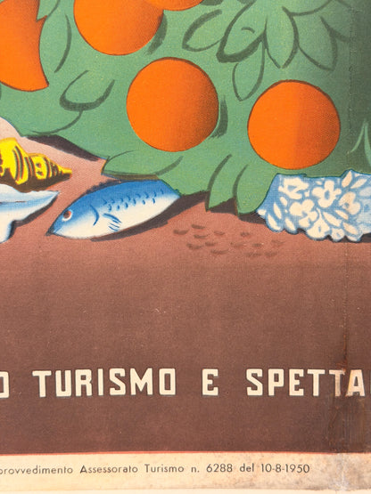 Manifesto pubblicitario originale - Sicilia