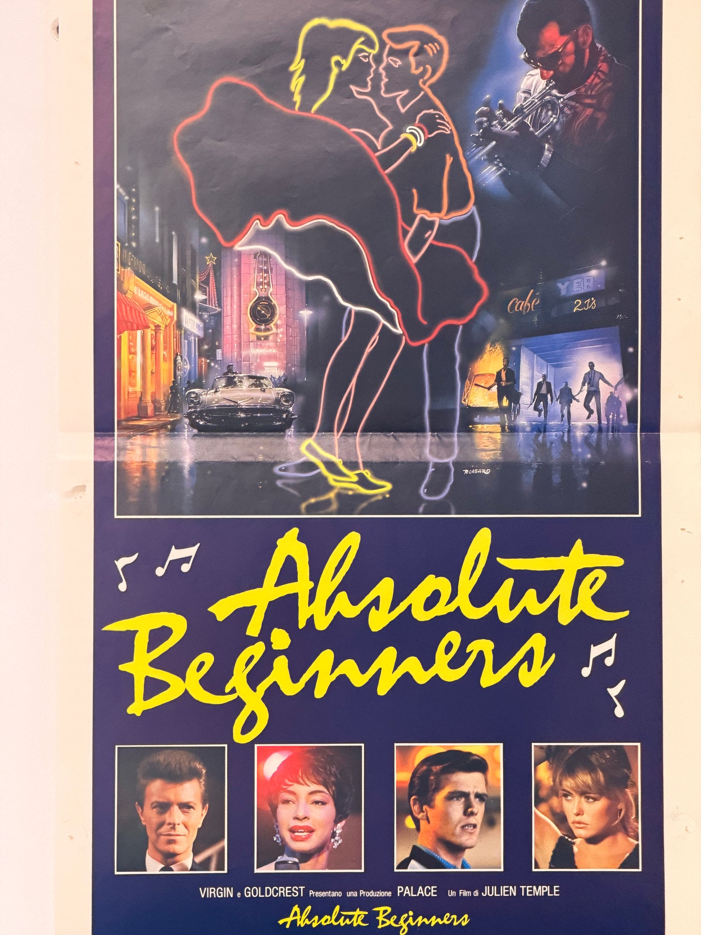 Locandina di cinema - Absolute beginners (David Bowie)