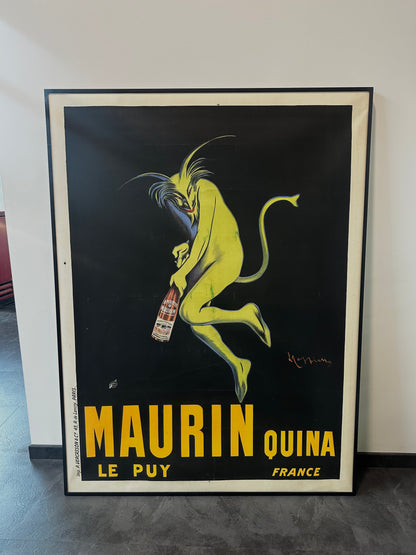 Manifesto pubblicitario originale - Maurin Quina