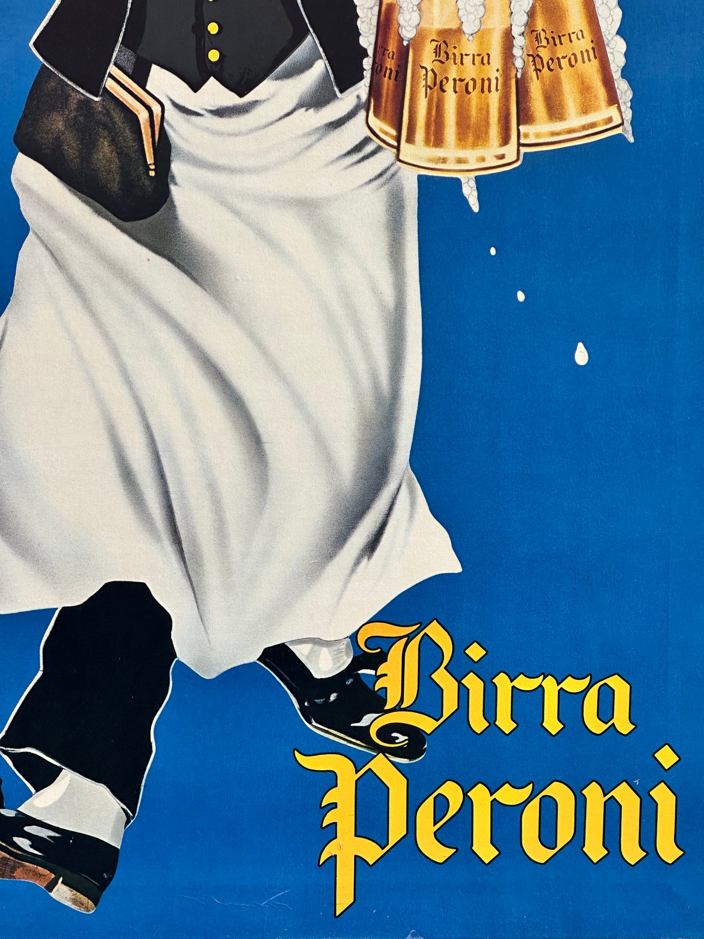 Manifesto pubblicitario originale - Birra Peroni - Roma