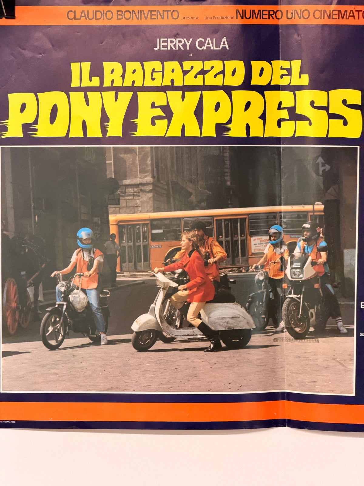 Fotobusta di cinema - Il ragazzo di pony express (Vespa)
