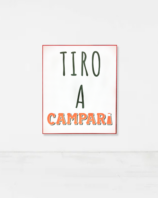 Insegna luminosa - Tiro a Campari