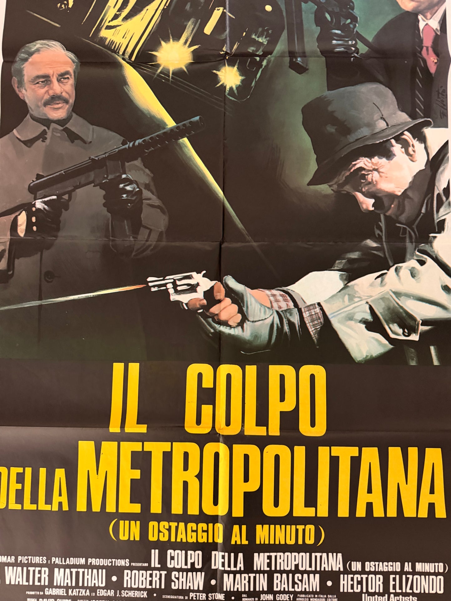 Manifesto originale di cinema - Il colpo della Metropolitana
