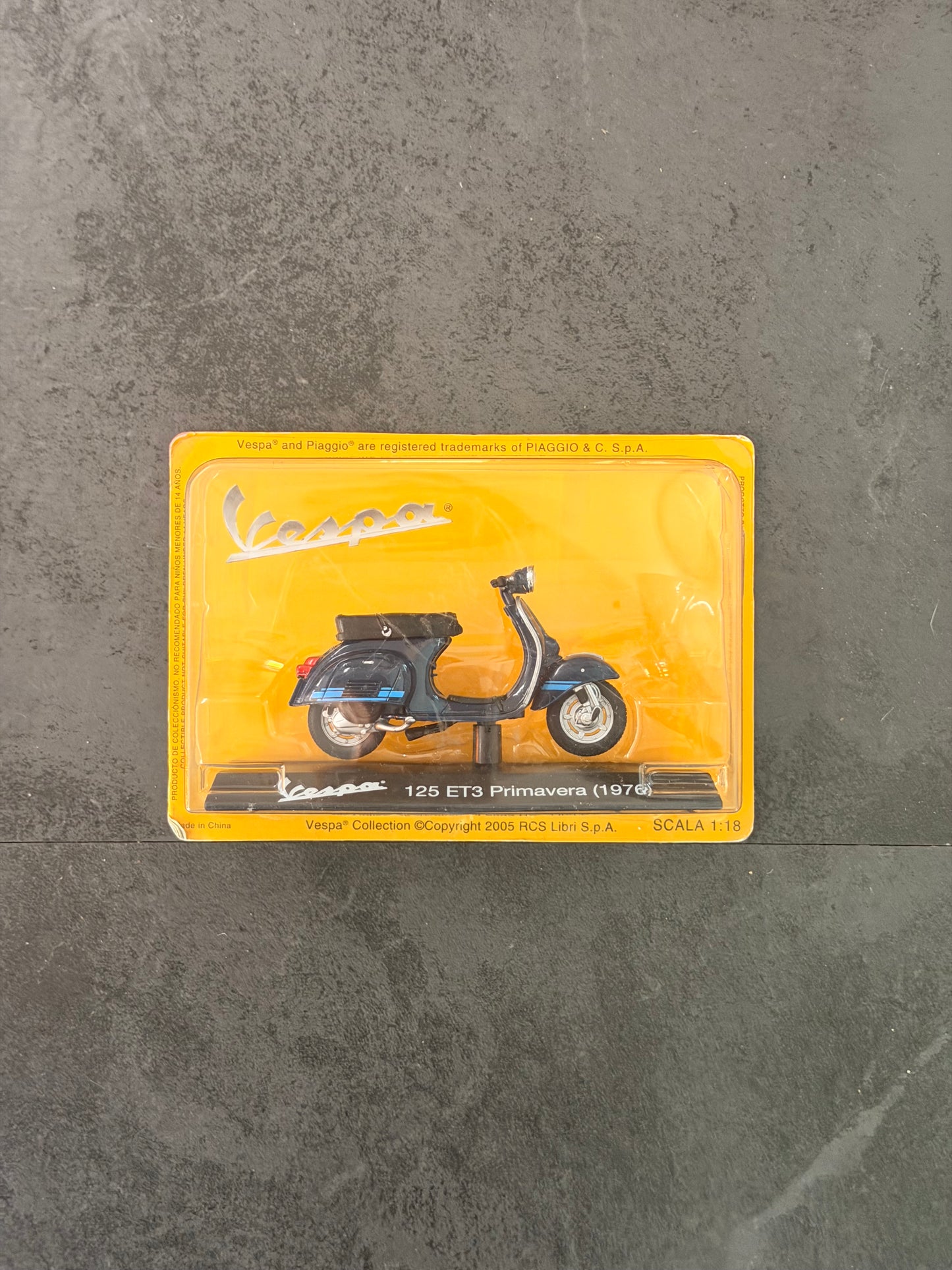 Modellino Vespa 125 ET3 Primavera 1976