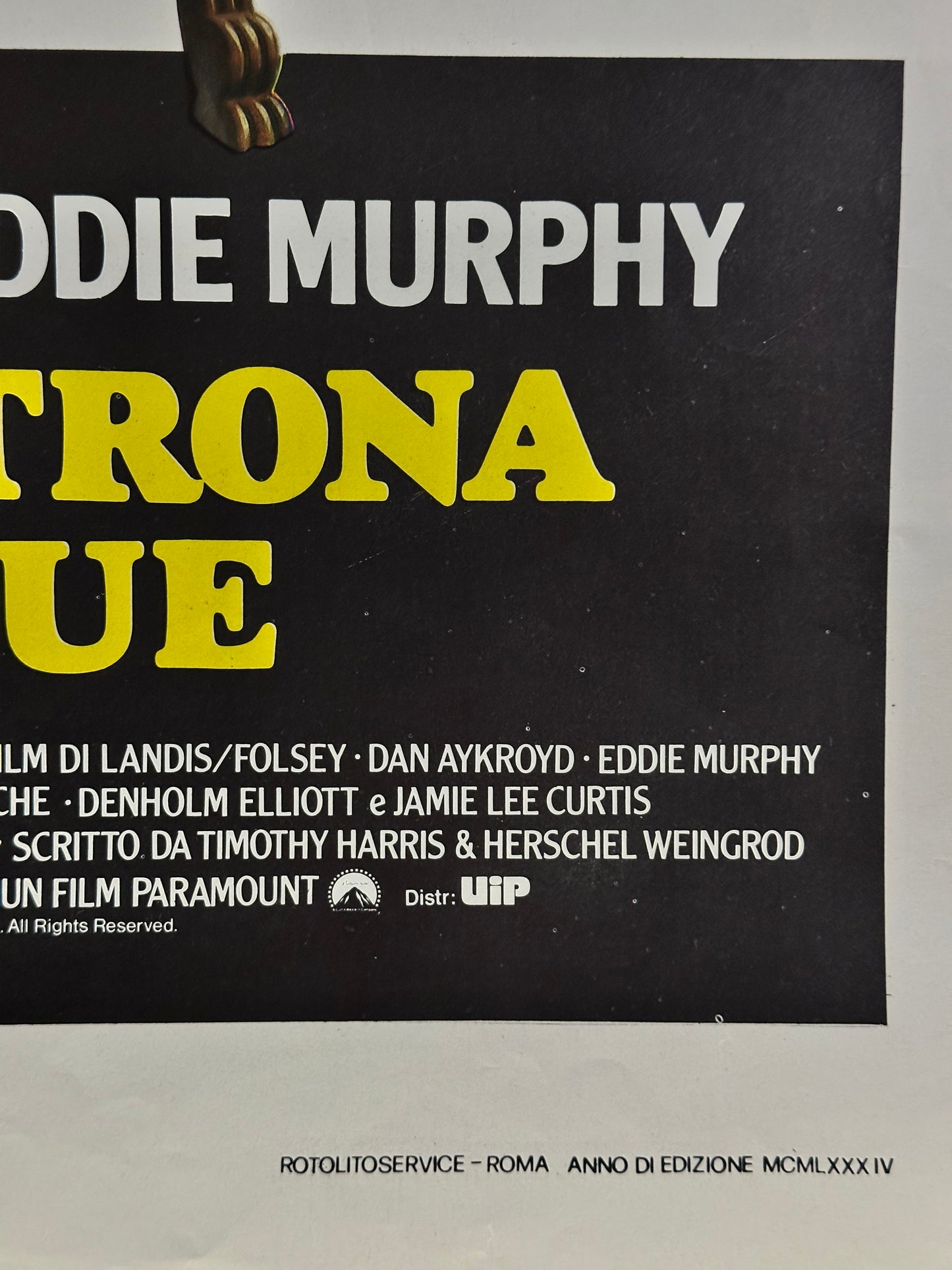 Locandina di cinema - Una poltrona per due