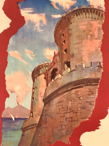 Manifesto pubblicitario originale - Napoli ENIT