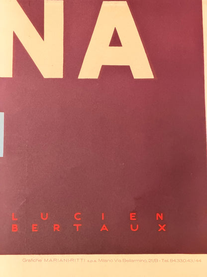 Manifesto pubblicitario originale - Panettoni Alemagna